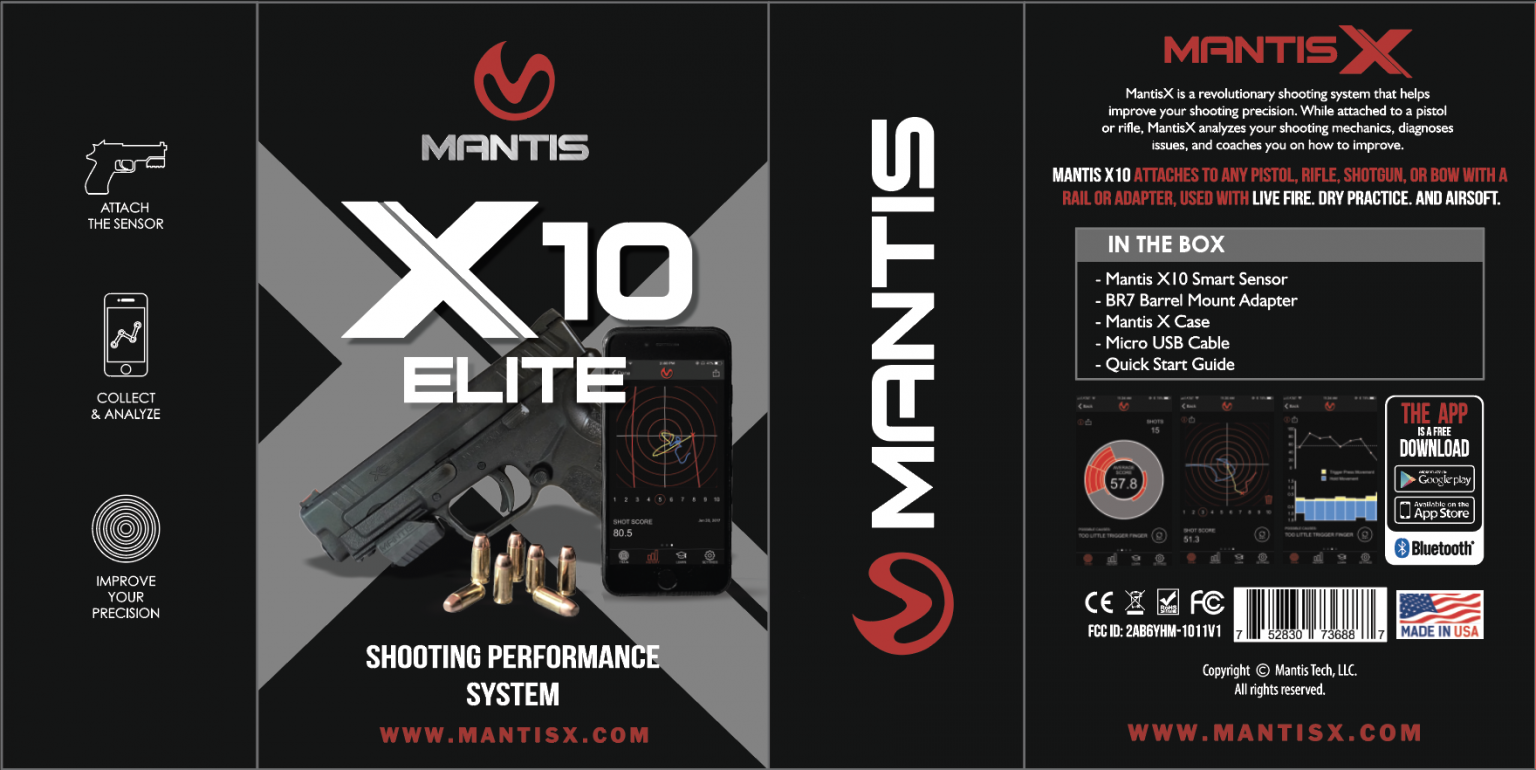 MANTIS X10 ELITE SHOOTING PERFORMANCE SYSTEM Personal Protection 4Ward Defense